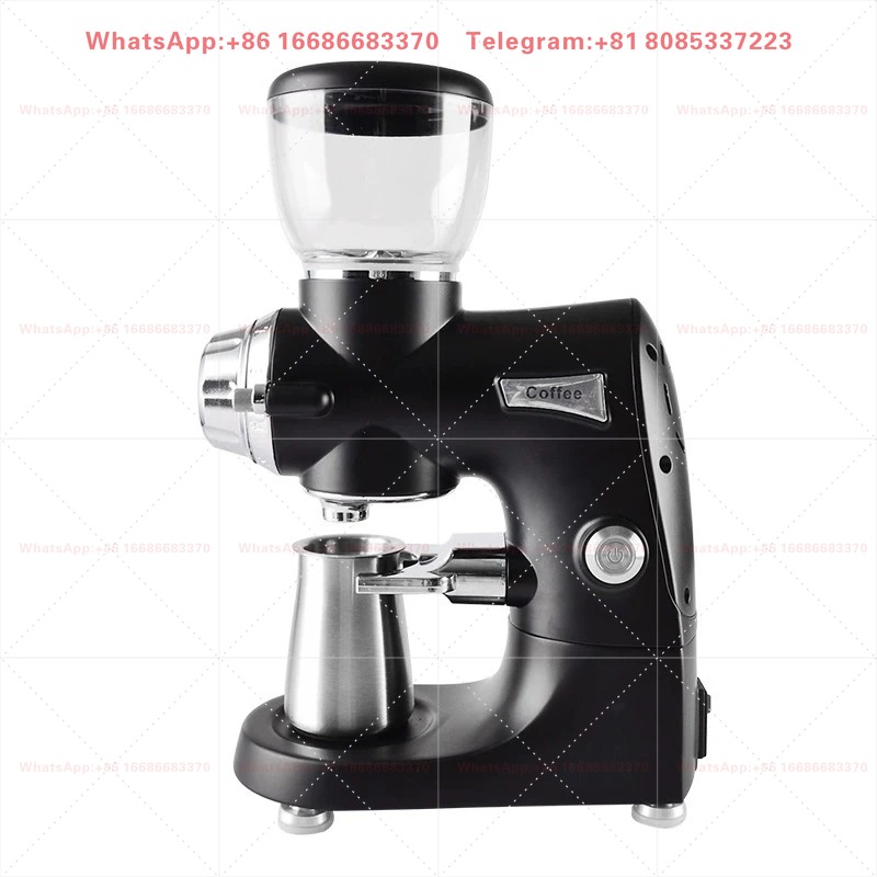 Coffee Grinder Burr Flat - Penggiling Kopi Otomatis Baja Tahan Karat