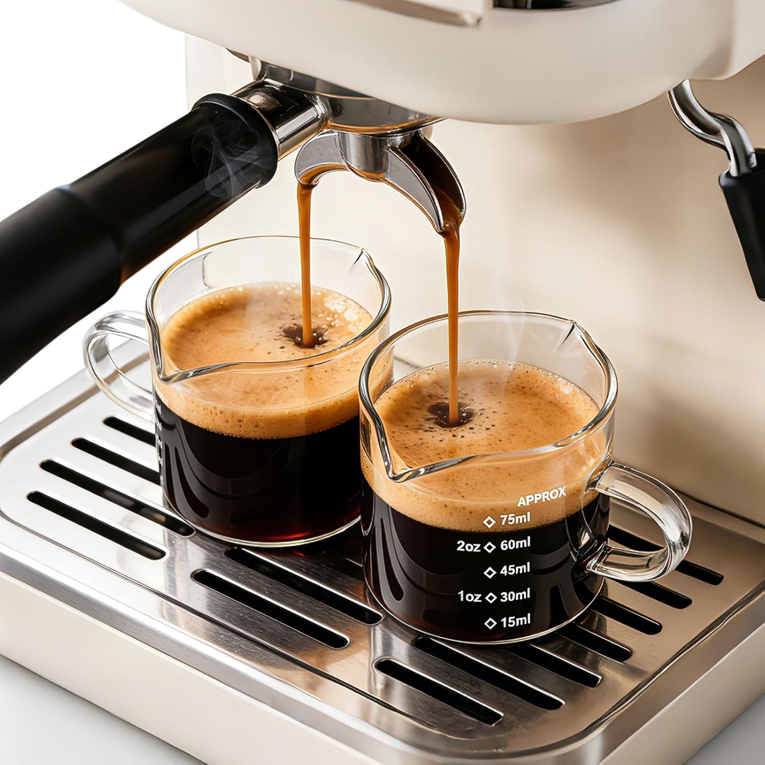 Espresso Shot Glass - 1/2pcs Cangkir Espresso 2.5oz Gelas Espresso