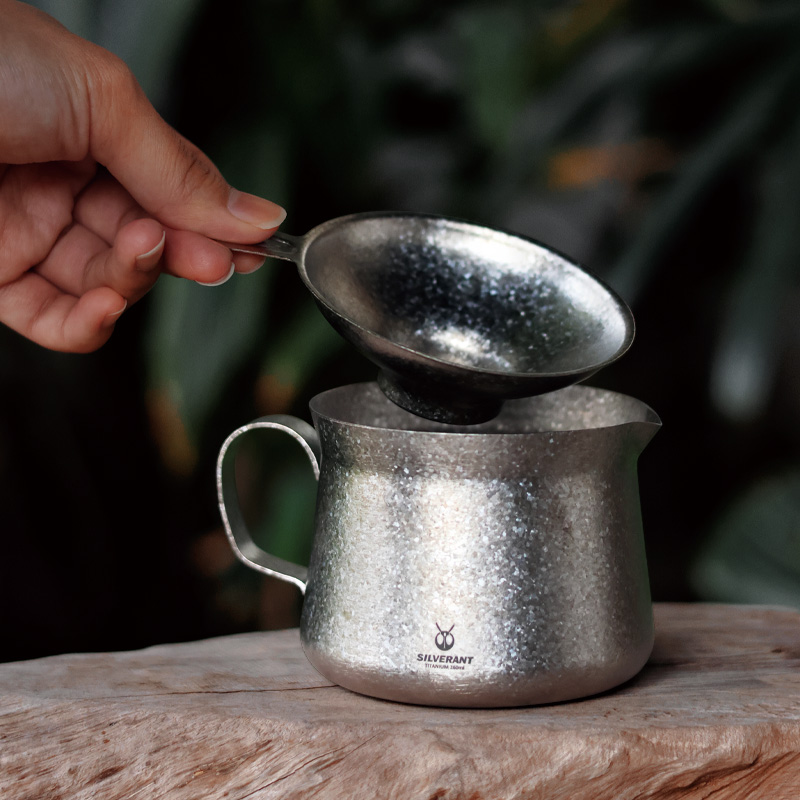 Coffee Equipment For Camping - Teko Kopi Titanium Cangkir Mug Ketel