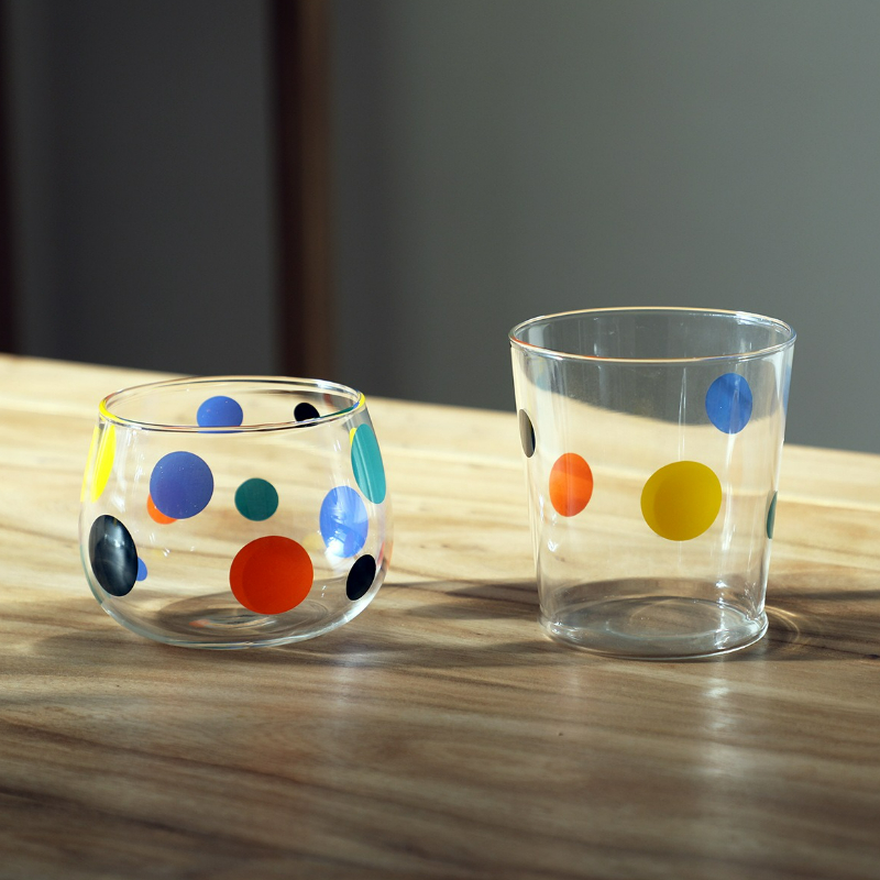Cangkir Kaca Bertitik Warna-wa - Espresso Shot Glass ulasan dan harga