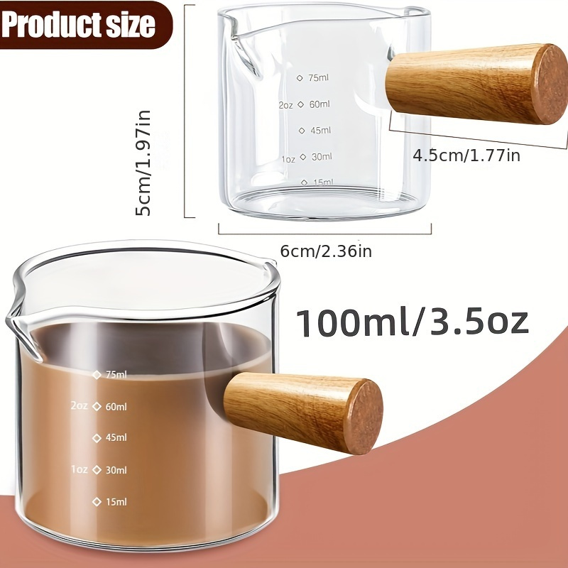 Cangkir ukur kaca borosilikat  - Espresso Shot Glass ulasan dan harga