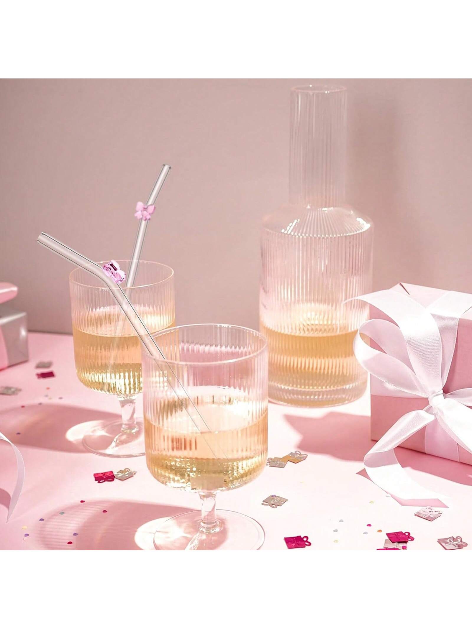 7 buah sedotan kaca dengan hia - Espresso Shot Glass ulasan dan harga