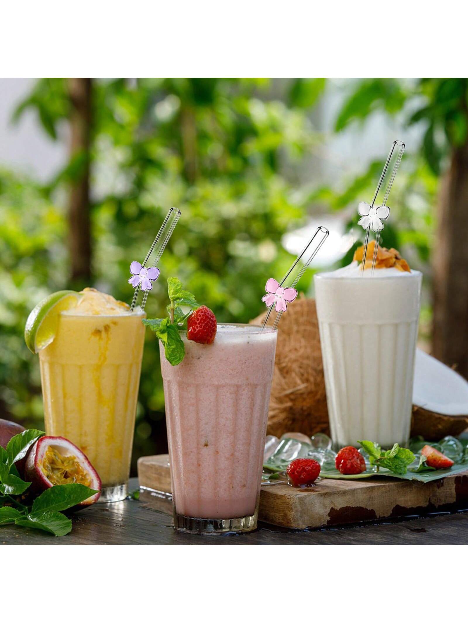 7 buah sedotan kaca dengan hia - Espresso Shot Glass ulasan dan harga