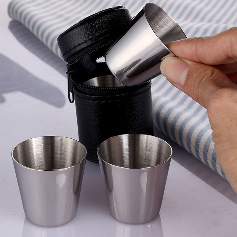 Cangkir Mini Stainless Steel,  - Espresso Shot Glass ulasan dan harga
