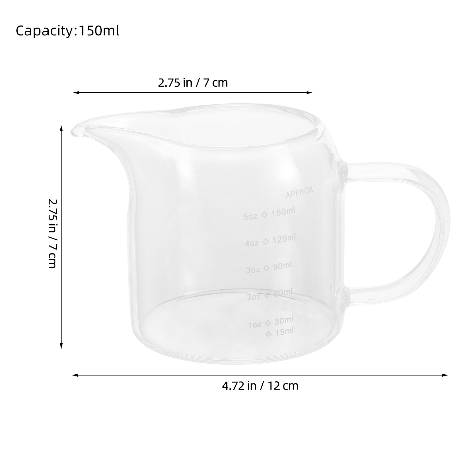Gelas Ukur 150ml 5oz, Gelas Es - Espresso Shot Glass ulasan dan harga
