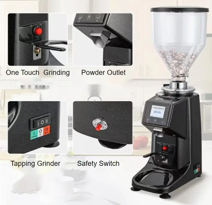 Penggiling Kopi Otomatis Komer - Coffee Grinder Burr Flat ulasan dan harga