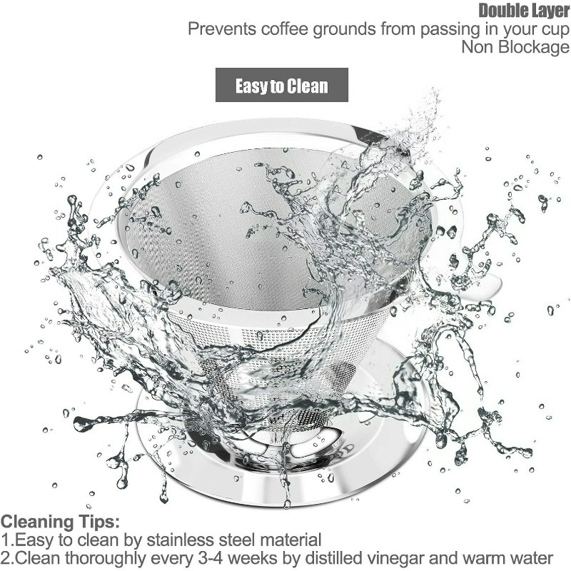 Dripper Kopi Pour Over, Filter - Coffee Equipment Pour Over ulasan dan harga