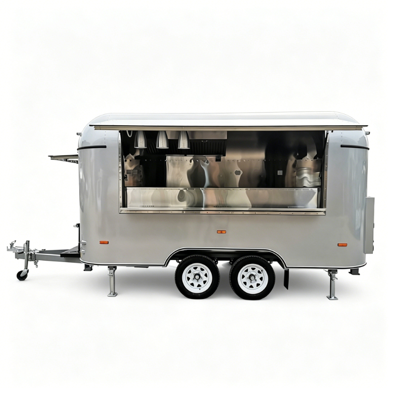 Truk Makanan Mobile dengan Dap - Coffee Van Equipment ulasan dan harga