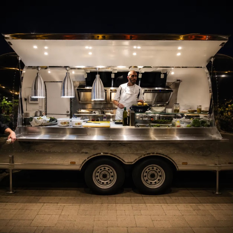 Truk Makanan, Trailer Kopi, Ge - Coffee Van Equipment ulasan dan harga